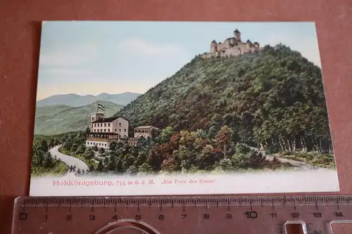 tolle alte Karte Hohkönigsburg Die Perle des Elsaß 1900-20 ?