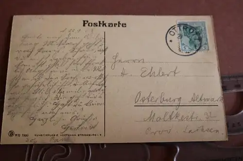 tolle alte Karte Landsberg bei Barr im Elsaß 1908