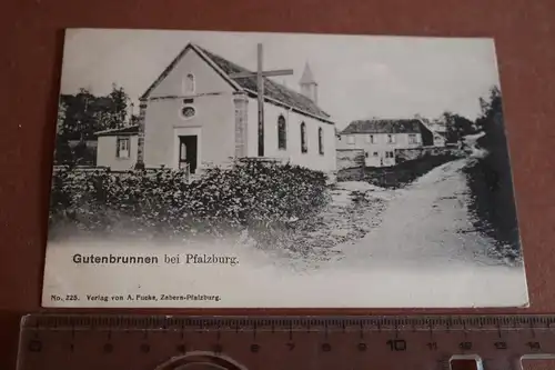 tolle alte Karte Gutenbrunnen bei Pfalzburg in Lothringen  1900-1910