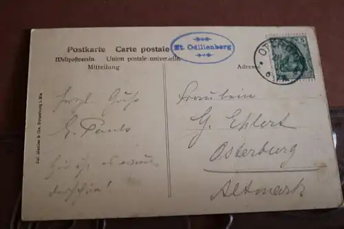 tolle alte Karte  Ottrotter Schlösser - Rathsamhausen - Lützelburg Elsaß 1908