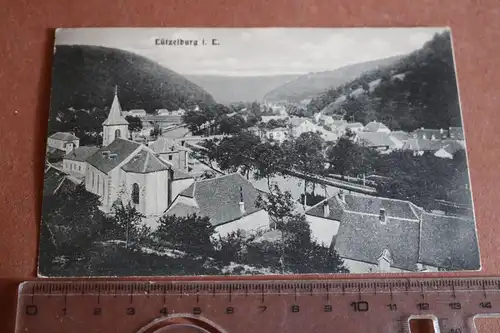 tolle alte Karte  Lützelburg im Elsaß - 1905