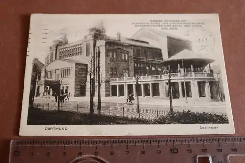 tolle alte Karte  Dortmund - Stadttheater 1912