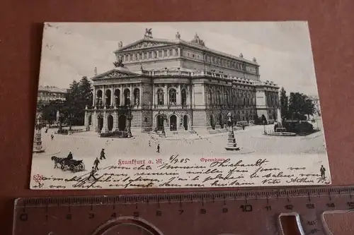 tolle alte Karte  Frankfurt am Main - Opernhaus  1905
