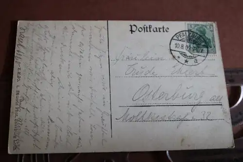 tolle alte Karte Graufthal Felsenwohnungen Elsaß  1909