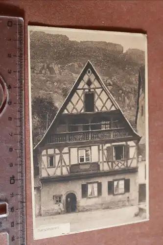 tolle alte Karte  Fachwerkaus -Kaysersberg - Elsaß  20-30er Jahre 