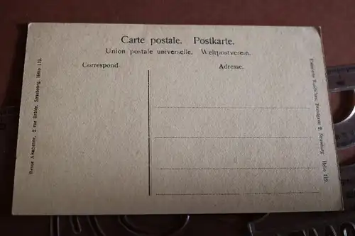 tolle alte Karte  Fachwerkaus -Kaysersberg - Elsaß  20-30er Jahre 