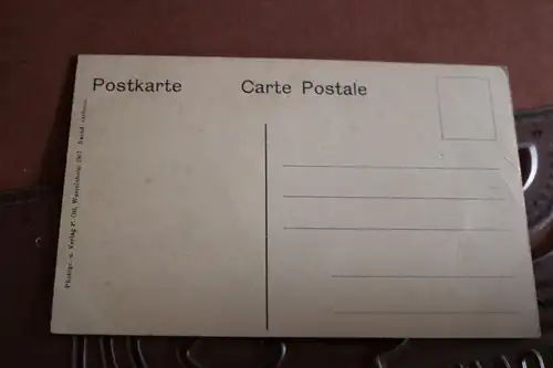 tolle alte Karte  Gruß aus Wangenburg Elsaß  Totalansicht 20-30er Jahre 