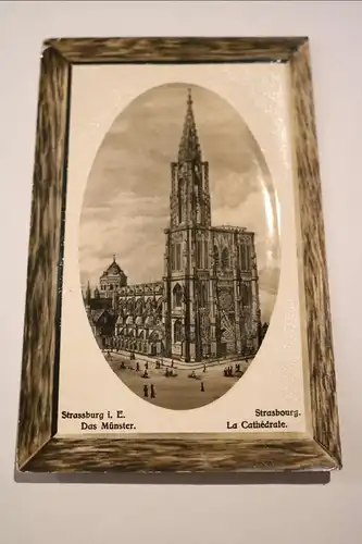 tolle alte Karte - Prägedruck Strassburg i.E. - Das Münster 1910