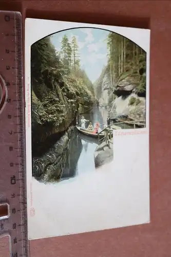 tolle alte Karte  Edmundsklamm - 1880-1910 