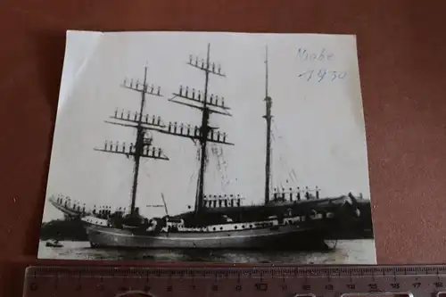 tolles altes Foto - Schhiff Niobe Segelschulschiff  - Repro ?