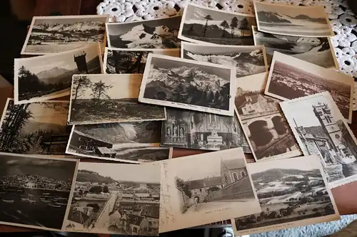 Konvolut alter Ansichtskarten 145 Stück meist vor 1945 