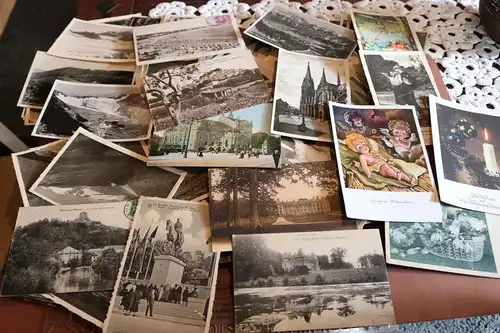 Konvolut alter Ansichtskarten 145 Stück meist vor 1945 