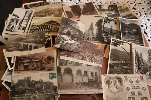 Konvolut alter Ansichtskarten 145 Stück meist vor 1945 