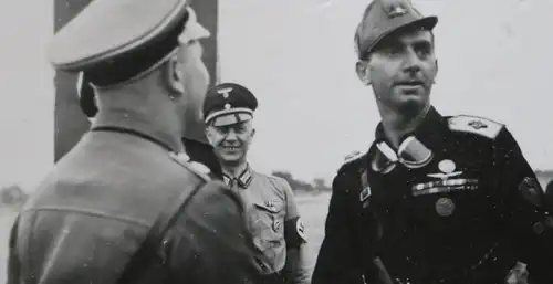  altes Foto - Offizier ?? Schwarze Brigade - Italien  - selten ? 