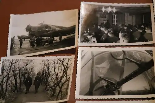  17 tolle alte Fotos 6. Staffel des KG 30 - Flugzeuge , Soldaten 