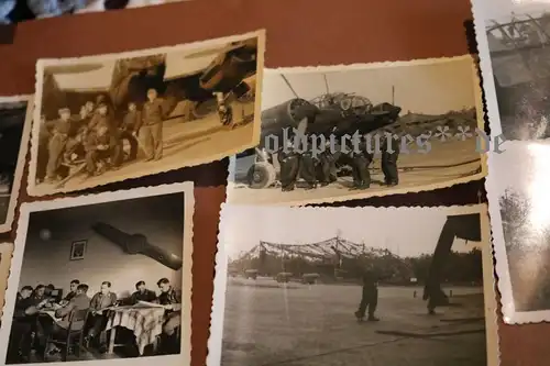  17 tolle alte Fotos 6. Staffel des KG 30 - Flugzeuge , Soldaten 