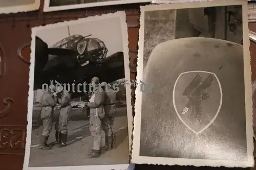  17 tolle alte Fotos 6. Staffel des KG 30 - Flugzeuge , Soldaten 