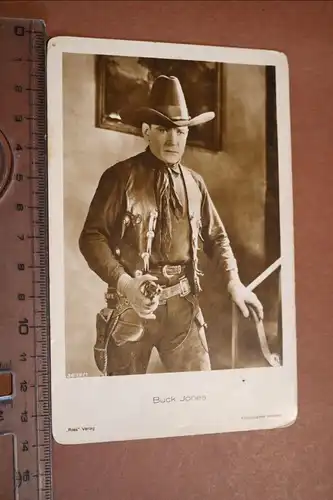 tolle alte Karte - Buck Jones - Schauspieler Western - 20er Jahre