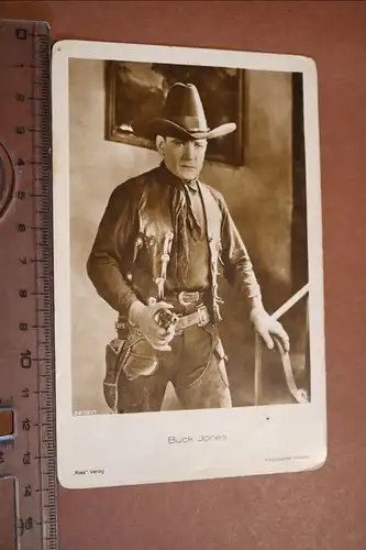 tolle alte Karte - Buck Jones - Schauspieler Western - 20er Jahre 