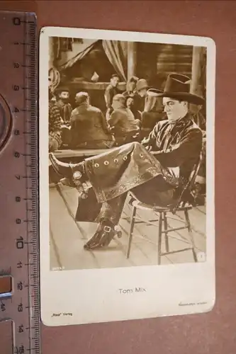 tolle alte Karte - Tom Mix - Schauspieler Western - 20er Jahre
