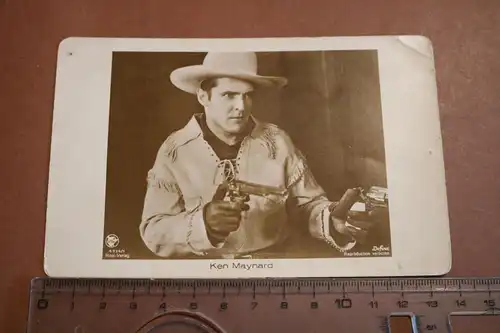 tolle alte Karte - Ken Maynard  - Schauspieler Western - 20er Jahre