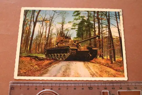 tolle alte Karte Panzer M 48 Bundeswehr 