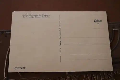 tolle alte Karte Dortmund - Walzwerk Vereinigte Stahlwerke AG  30-50er Jahre ?