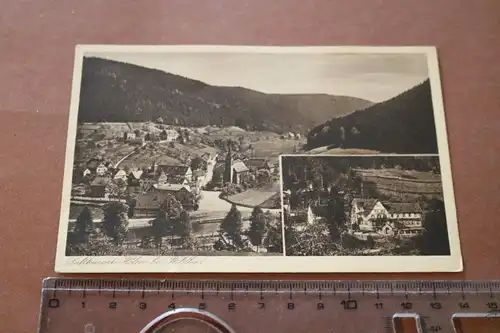 tolle alte Karte - Höfen bei Wildbad - Gasthof zum Ochsen  1910-20 ?