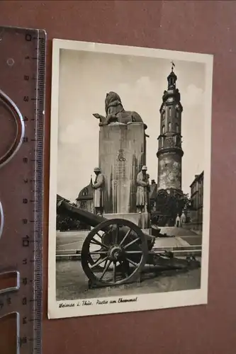 tolle alte Karte - Weimar Thüringen - Partei am Ehrenmal 30-40er Jahre 