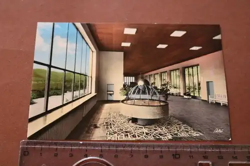 tolle alte Karte - Wandelhalle Kurhaus - Bad Bocklet - Stahlquelle 