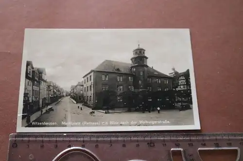 tolle alte Karte - Witzenhausen Marktplatz Blick auf Walburgerstrasse 20-30er Ja