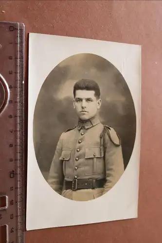 tolles altes Foto Portrait französischer Soldat ? Infanterie ?? Regt 146