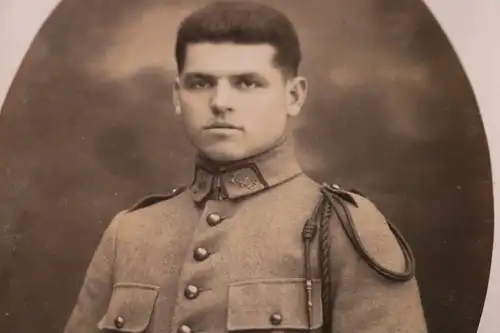 tolles altes Foto Portrait französischer Soldat ? Infanterie ?? Regt 146