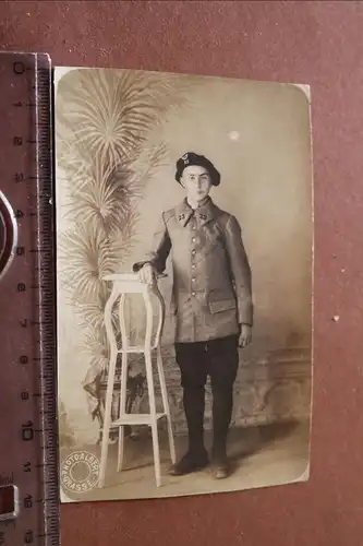 tolles altes Foto - Portrait eines Postbeamten ? Feldpost ? Franzose ? Kragen 23
