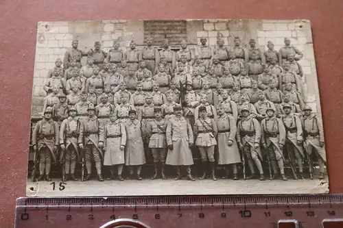 altes Gruppenfoto französische Soldaten - 106 Inf.Regt. ?? 