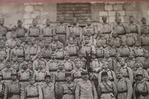 altes Gruppenfoto französische Soldaten - 106 Inf.Regt. ??