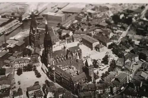 tolles altes Foto - Luftbild Liebfrauenkirche  Duisburg 40er Jahre