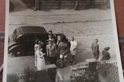 altes Foto - Personengruppe, Schwester, Oldtimer, Dühnen 1948