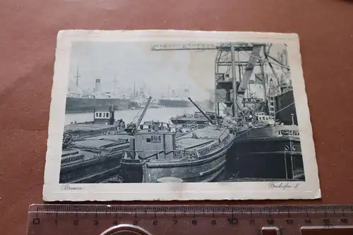 tolle alte Karte - Bremen Freihafen II -  30-40er Jahre ??