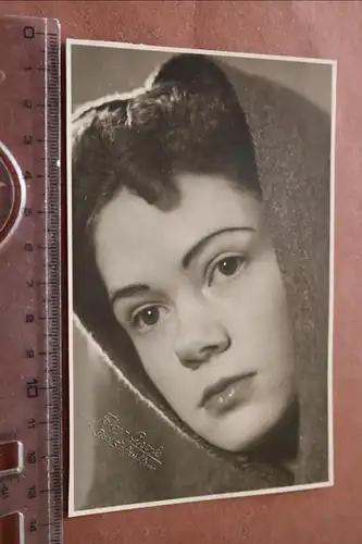 altes Foto - Portrait einer hübschen jungen Frau Bad Salzuflen 30-40er Jahre ?