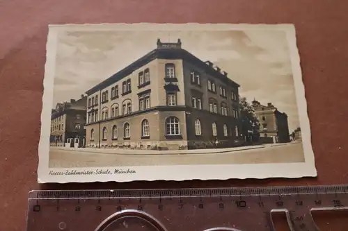tolle alte Karte- Heeres-Zahlmeister Schule - München 30-40er Jahre (2)