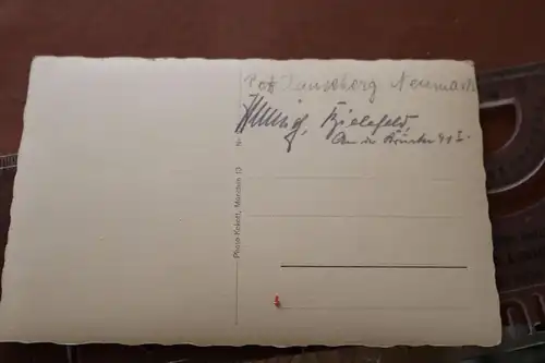 tolle alte Karte- Heeres-Zahlmeister Schule - München 30-40er Jahre 