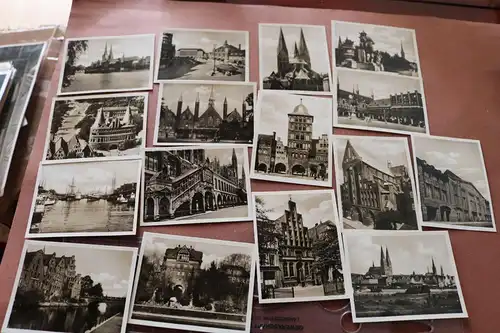 16 alte Kauffotos - Lübeck -  30-50er Jahre ?