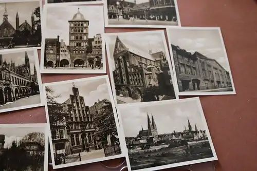 16 alte Kauffotos - Lübeck -  30-50er Jahre ?