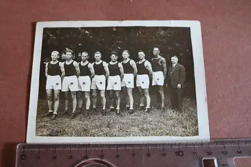tolles altes Mannschaftsfoto - Boxer ?? Westdeutscher Mannschaftsmeister 1931