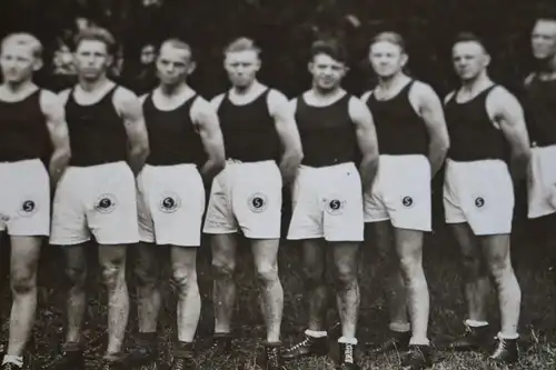 tolles altes Mannschaftsfoto - Boxer ?? Westdeutscher Mannschaftsmeister 1931