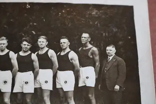 tolles altes Mannschaftsfoto - Boxer ?? Westdeutscher Mannschaftsmeister 1931