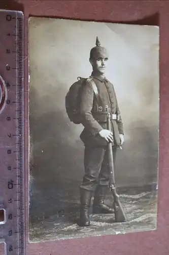 tolles altes Foto - Portrait eines Soldaten - Strassburg (3)