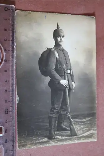 tolles altes Foto - Portrait eines Soldaten - Strassburg (2)
