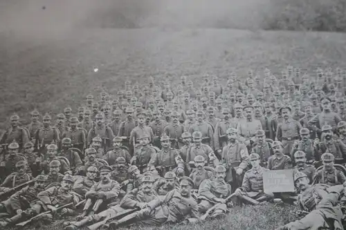 tolles altes Gruppenfoto - Landwehr-Infanterie-Regiment Nr. 123